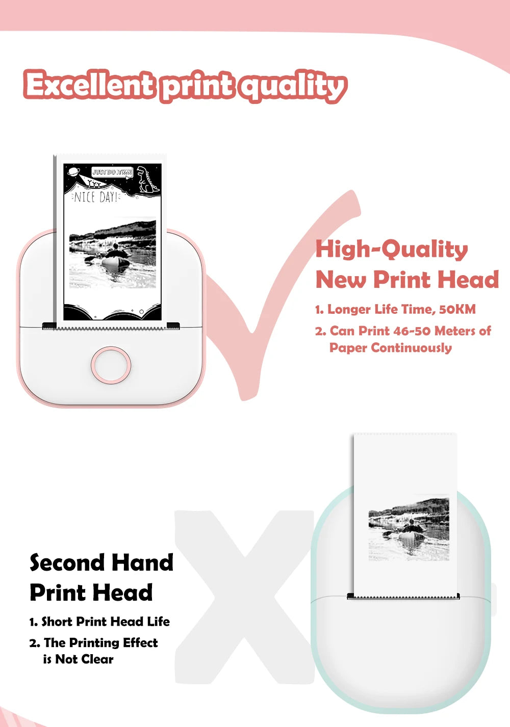 T02 Mini Thermal Printer Phomemo T02 Sticker Maker Machine Portable Bluetooth Pocket Printer Study Supplies for Photos Notes