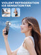 Outdoor Foldable Portable Handheld Fan Mini Cooling Rechargeable 3600mAh 100-level Free Control High Speed Turbo Fan Air Cooler