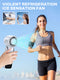 Outdoor Foldable Portable Handheld Fan Mini Cooling Rechargeable 3600mAh 100-level Free Control High Speed Turbo Fan Air Cooler