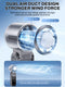Outdoor Foldable Portable Handheld Fan Mini Cooling Rechargeable 3600mAh 100-level Free Control High Speed Turbo Fan Air Cooler