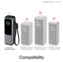 Silicone Case for Anker Zolo 25000mAh 165W Power Bank Protective Case TF/SIM card PIN storage Bag Portable Travel Carrying Case