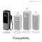 Silicone Case for Anker Zolo 25000mAh 165W Power Bank Protective Case TF/SIM card PIN storage Bag Portable Travel Carrying Case