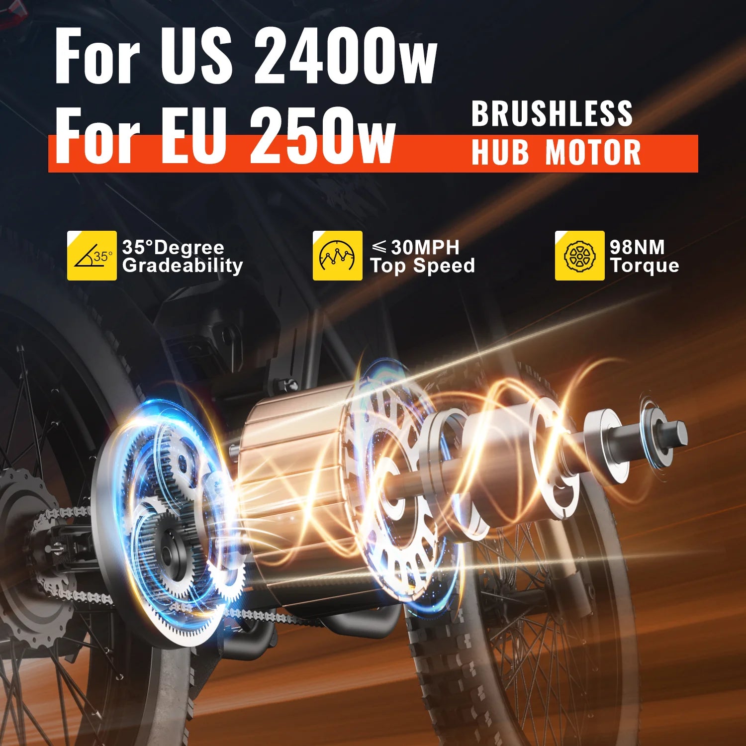 Accessories Cruiser  Ridingtimes GT73 Electric Mountain Bike Battery Motor Speed Torque Charging Time Front Hub Electric Bike