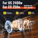Accessories Cruiser  Ridingtimes GT73 Electric Mountain Bike Battery Motor Speed Torque Charging Time Front Hub Electric Bike