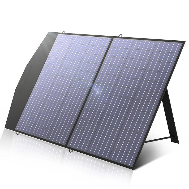 ALLPOWERS 18V Foldable Solar Panel,  60/100/140/200W Mobile Solar Charger for Power Supply, Laptop, Solar Generator, Fishing