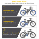 Hidoes B3 Adults Electric Bike with  Max Speed 60km/h 18.2AH Lithium Battery 1200W Brushless Motor Electric Mountain Bike
