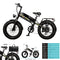 USA Warehouse 500W Fat Tire Electric Mountain Bike 20 All-Terrain E-Bike  48v Lithium Battery Road Electric Bike