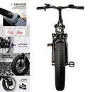 USA Warehouse 500W Fat Tire Electric Mountain Bike 20 All-Terrain E-Bike  48v Lithium Battery Road Electric Bike