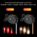 Bike Light Night Running Tail Light Bicycle Flowing Tail Light Safety Indicator Lights Mountain Bike High Brightness Warning
