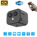 Smart Home 4K HD Mini WiFi Cam Wireless Security Surveillance Micro Dual Webcam IP Camcorders Night Vision Sports Monitor Magnet