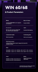 Aula Win60 Win68 He Magnetic Switch Keyboards 8K Gaming Mechanical Keyboard Wired Esports RGB Light Hot-Swap For Pc Gamer Gift