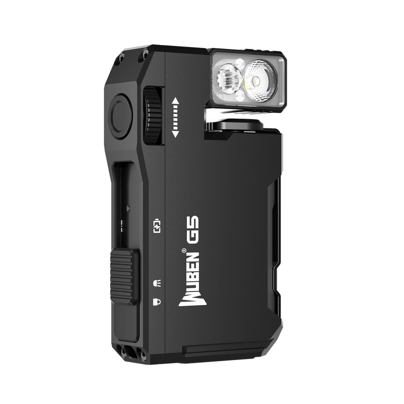 WUBEN G5 EDC Flashlight 400Lumens RGB&White Type-C Rechargeable Pocket-Sized Brilliance Keychain Light Bulit-in Battery
