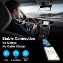 Car AI Box Carplay Android Auto Wireless Adapter 2 In 1 Mini Box Wireless Adapter Plug And Play 2.4-5.8GHz WiFi Bluetooth