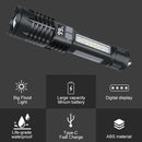 High Power Rechargeable Led Flashlight Very Strong Led Flashlight With Built-in Battery Torch For Outdoor Camping Hiking Fishing