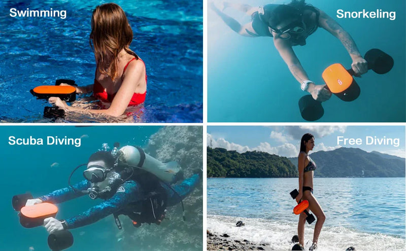 GENEINNO S2 Underwater Scooter,Dual Motors and Smart APP Support,Sea Scooter for Swimming Scuba Free Diving Snorkeling for Kids