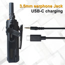 Hiroyasu HI-B8 2G 3G 4G LTE Cellular Network WIFI PoC FM Walkie Talkie 2GB+16GB Android9.0 Phone Call GPS 2.4"Touch Screen Radio