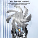 100-speed Desktop Fan Digital Display Wall Mount Desk Fan Super Quiet Usb Office Dorm Air Circulator Home Camping Outdoor