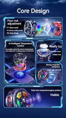 K21 Semiconductor Magnetic Phone Cooler with Temperature Display Universal for PhonesTablets Fast Heat Dissipation for Gaming
