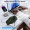 10000mAh Portable Waist Fan Mini Hanging Neck Fan USB Rechargeable Fan with Power Bank LED Light for Outdoor Camping Working