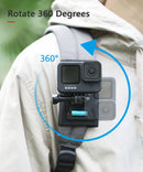 Vamson Universal Mobile Phone Holder Adjustable Cellphone Backpack Clip Mount for iPhone Bracket Smartphone Stand Fixed Hiking