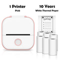 T02 Mini Thermal Printer Phomemo T02 Sticker Maker Machine Portable Bluetooth Pocket Printer Study Supplies for Photos Notes