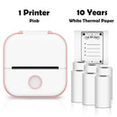 T02 Mini Thermal Printer Phomemo T02 Sticker Maker Machine Portable Bluetooth Pocket Printer Study Supplies for Photos Notes