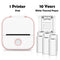 T02 Mini Thermal Printer Phomemo T02 Sticker Maker Machine Portable Bluetooth Pocket Printer Study Supplies for Photos Notes