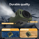10000mAh Portable Waist Fan Mini Hanging Neck Fan USB Rechargeable Fan with Power Bank LED Light for Outdoor Camping Working