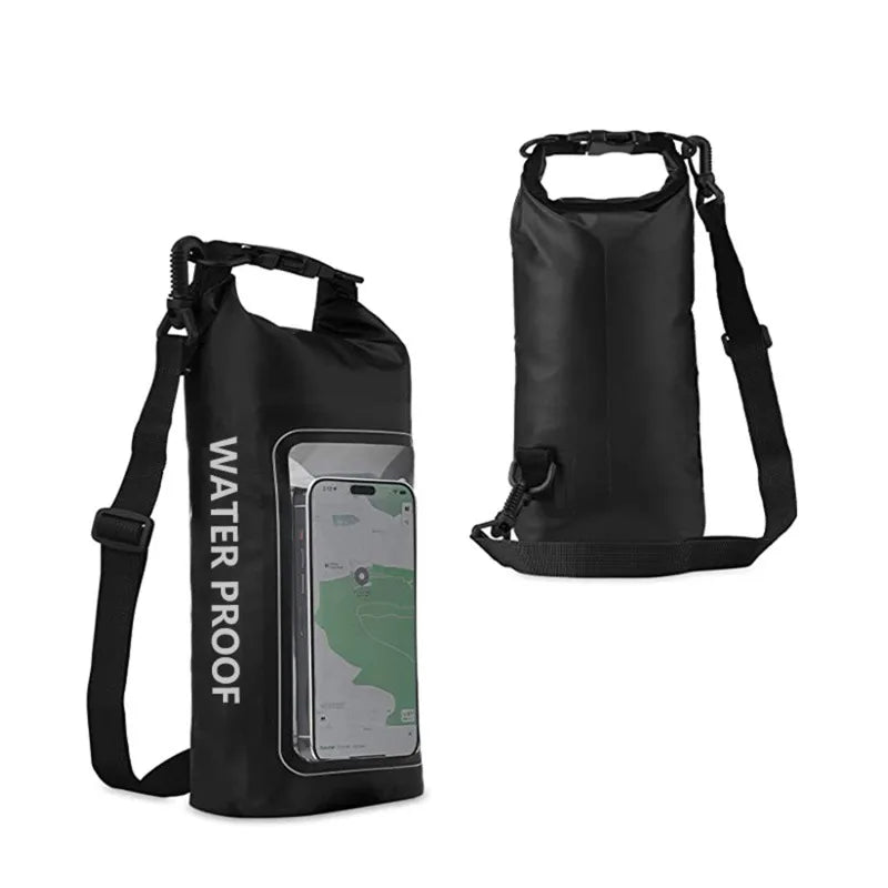 Waterproof PVC Dry Bag 5L 2L Swimming Diving Rafting Floating Shoulder Outdoor Beach Sport Kayaking Travel Crossbody Bag Surfing