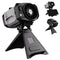 Portable Waist Fan Outdoor Hanging Neck Fan 4-Speed Powerful Fan with LED Light for Outdoor Work Camping Picnic Cooling Device