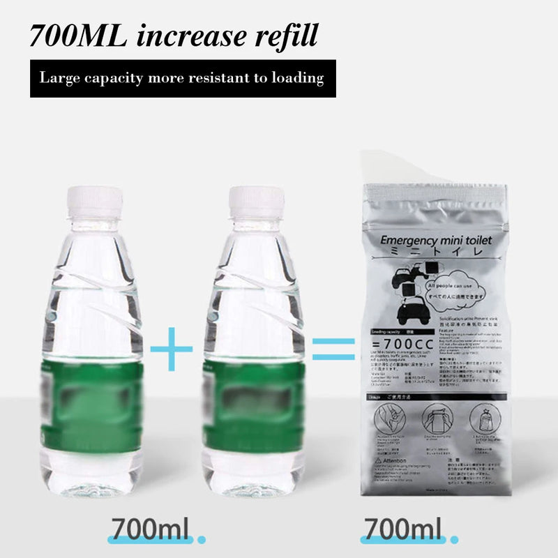 20-1PCS Outdoor Emergency Urinate Bags Disposable Piss Bag Travel Mini Mobile Toilet Portable Urine Bag Baby Vomiting Bag