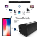 XIKCU Soundbar Speakers Bluetooth 5.3 Stereo Soundbar Surround Sound Home Cinema with Remote Control Support RCA AUX TF-Card