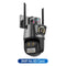 PTZ IP Camera 5K 9MP Wifi Camera 4K HD Dual Lens Security Protection Security CCTV Video Surveillance Camera Police Light Alarm