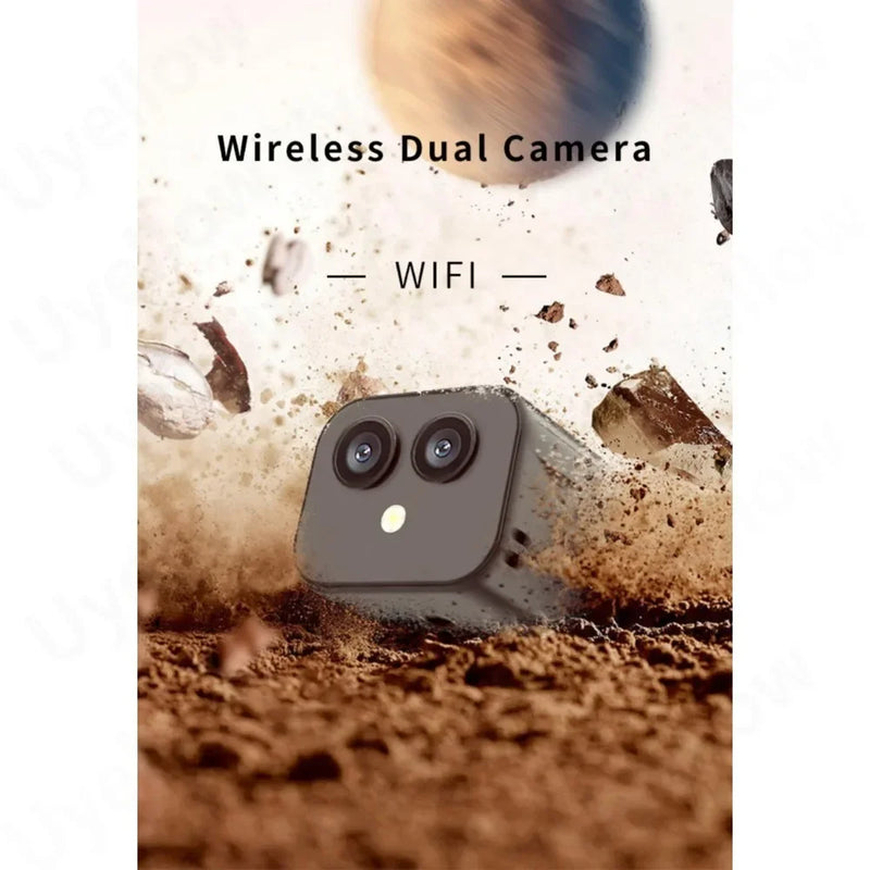 Smart Home 4K HD Mini WiFi Cam Wireless Security Surveillance Micro Dual Webcam IP Camcorders Night Vision Sports Monitor Magnet