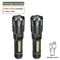 High Power Rechargeable Led Flashlight Very Strong Led Flashlight With Built-in Battery Torch For Outdoor Camping Hiking Fishing