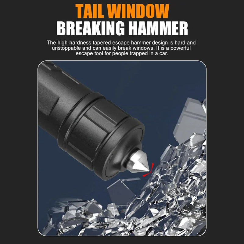 High Power Rechargeable Led Flashlight Very Strong Led Flashlight With Built-in Battery Torch For Outdoor Camping Hiking Fishing