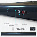 XIKCU Soundbar Speakers Bluetooth 5.3 Stereo Soundbar Surround Sound Home Cinema with Remote Control Support RCA AUX TF-Card