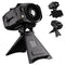Portable Waist Fan Outdoor Hanging Neck Fan 4-Speed Powerful Fan with LED Light for Outdoor Work Camping Picnic Cooling Device