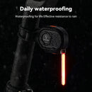 Bike Light Night Running Tail Light Bicycle Flowing Tail Light Safety Indicator Lights Mountain Bike High Brightness Warning