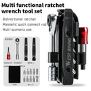 Portable Ratchet Wrench Kit Multifunction Bicycle Tools 14 In 1 Multitool Set Tyre Lever MTB Road Bike Gadgets