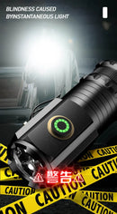 Powerful Mini LED Flashlight Super Bright Aluminium Pocket Torch Rechargeable Waterproof Hiking Camping Flash Light with Magnet