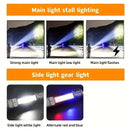 High Power Rechargeable Led Flashlight Very Strong Led Flashlight With Built-in Battery Torch For Outdoor Camping Hiking Fishing