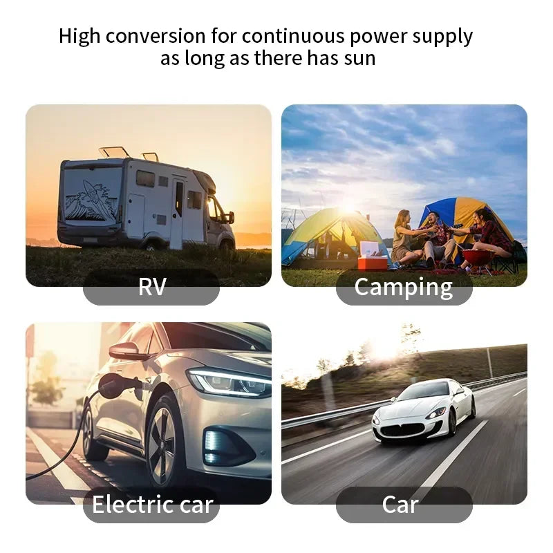 70/40W Foldable Solar Panel 5V USB Portable Battery Charger for Cell Phone Outdoor Waterproof Power Bank for Camping Accessories