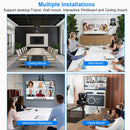 4K PTZ NDI Camera 12X 20X Optical Zoom AI Auto Tracking with PoE HDMI/SDI/USB/IP Live Streaming PTZ Camera for Church Services