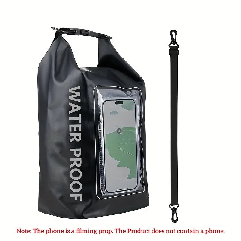 Waterproof PVC Dry Bag 5L 2L Swimming Diving Rafting Floating Shoulder Outdoor Beach Sport Kayaking Travel Crossbody Bag Surfing