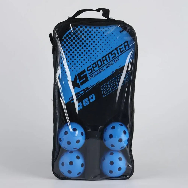 Pickleball Paddle Set With 2 Rackets 4 Balls Wooden Pickleball Paddle Racket Set With Ball Outdoor FOR Sports Combination