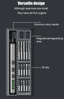 Mini Electric Screwdriver Set 38 in 1 Magnetic Screwdriver with 30 Bits 5 Torque Settings Multi-Function Repair Power Tool Set
