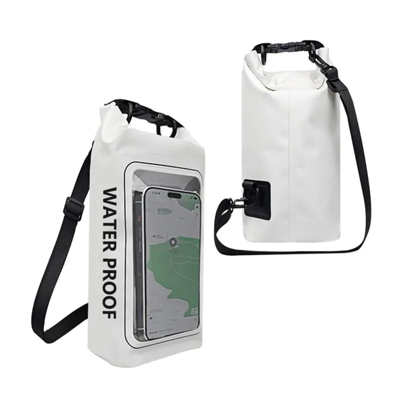 Waterproof PVC Dry Bag 5L 2L Swimming Diving Rafting Floating Shoulder Outdoor Beach Sport Kayaking Travel Crossbody Bag Surfing