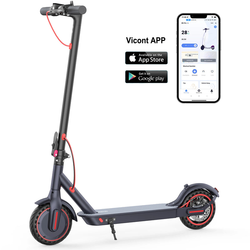 LP60 Electric Scooter 350W 19mph APP Smart Control Scooter 8.5inch tire Folding Electric Scooter 16miles Max Range for Adult