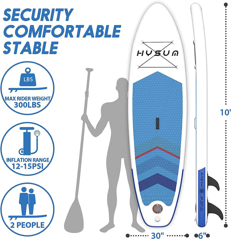 Double Layer paddle board Pvc Portable Sup Inflatable Supboard Backpack Inflavel Fold Surfboard сапборд